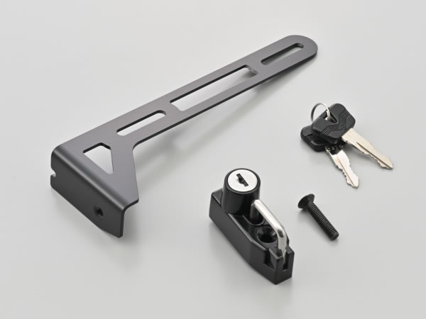 DAYTONA (デイトナ) ヘルメットホルダー ナンバープレートクランプタイプ 左側 49625