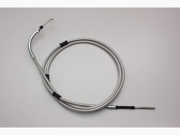 ハリケーン ロング　パーキングブレーキケーブル ステンレスメッシュ アウター長 1980mm HB6044M