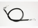 ハリケーン ロング スロットルケーブルW ブラック アウター長 1230/1240mm HB6050