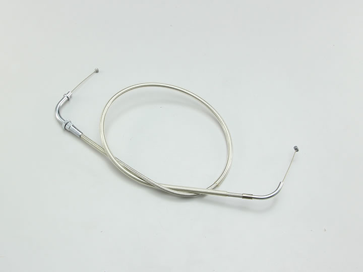 ハリケーン ロング　スロットルケーブル ステンレスメッシュ アウター長 1035mm HB6071M