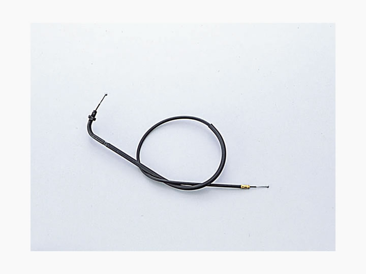 ハリケーン ロング　チョークケーブル ブラック アウター長 900mm HB6112