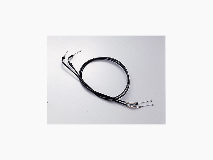 ハリケーン ロング　スロットルケーブルW ブラック アウター長 1250/1250mm HB6360