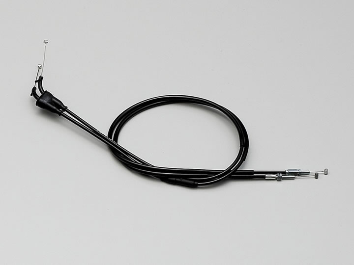 ハリケーン ロング　スロットルケーブルW ブラック アウター長 1275/1270mm HB6372-10