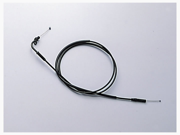 ハリケーン ロング　スロットルケーブル ブラック アウター長 1680mm HB6401