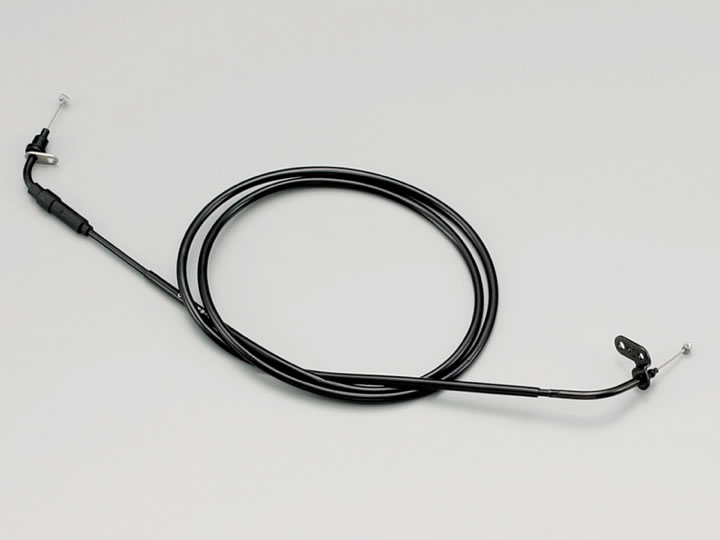 ハリケーン ロング　スロットルケーブル ブラック アウター長 1700mm HB6411-10