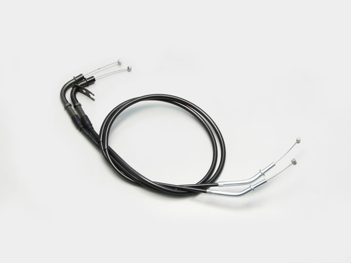 ハリケーン ロング　スロットルケーブルW ブラック アウター長 1000/1020mm HB6860