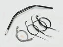 ハリケーン トラッカーHIGH ブリッジ付 ハンドルSET CB400SF(92-98 NC31) ブラック H010-031B
