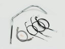 ハリケーン 300エイプハンガー 1型 ハンドルSET CB400SF(92-98 NC31) クロームメッキ H010-082C