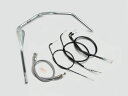 ハリケーン 300シックスベンド ハンドルSET CB400SF(92-98 NC31) クロームメッキ H010-087C