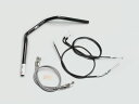 ハリケーン ナロー2型 ハンドルSET CB400SB vtecIII(05-07 NC39) ブラック H011-046B