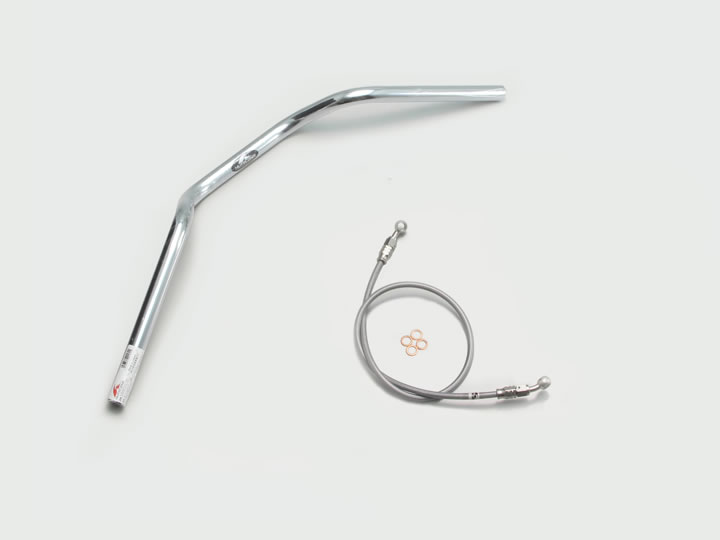 ハリケーン ヨーロピアン2型 ハンドルSET ホーネット250（96-07 MC31） クロームメッキ H015-071C