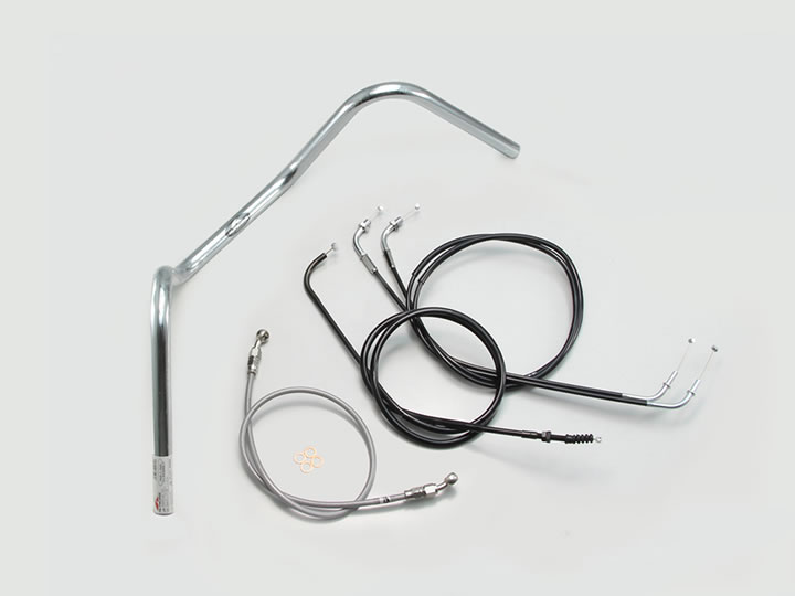 ハリケーン 200アップ1型 ハンドルSET エストレヤ（FI）（07-13） クロームメッキ H718-010C