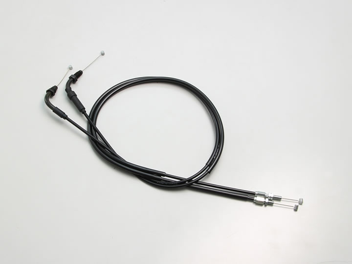 ハリケーン ロング　スロットルケーブルW ブラック アウター長 1075/1065mm HB6602