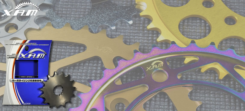 XAM（ザム　スプロケット）　 FRONT SPROCKET　KH400/500/H1(500)/H2(750) C6401 15T
