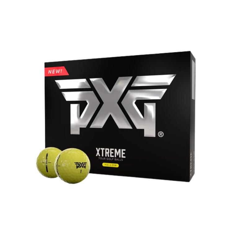 （PXG） XTREME TOUR 黄　1ダースXTREME TOUR ゴルフボールは、柔らかな打感、低スピン、そして貫通力のある軌道を実現し、最大の飛距離を求めるプレーヤーに最適なボールです。