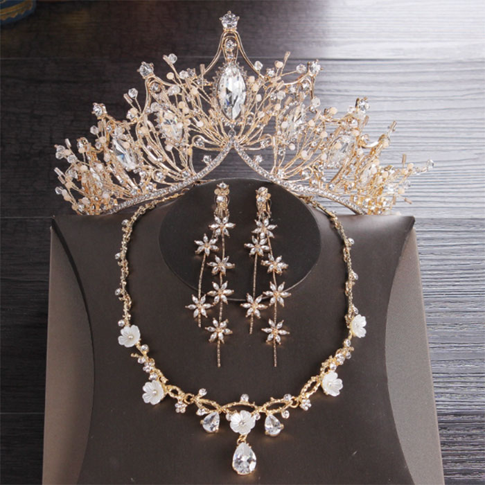 【店内全品13％OFFクーポン12月11日まで】ウェディングジュエリー ウェディングアクセサリー【3点セッ..