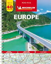 旅行&出張に A4版英語表記の詳細道路地図 ミシュラン・アトラス・ヨーロッパ Michelin Road Atlas Europe 2025