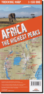 �ڥ��եꥫ�����ȥ�å��󥰡��ޥå� Africa The Highest Peaks��