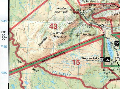 T-MAPSの【デナリ国立公園 Denali National Park and Preserve】｜アングル2