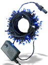 【当日配送対応】テルノン カラーブルー & ホワイト(2色タイプ) LED イルミネーション ライト 10m 100球 ストレート タイプ メモリー 機能 コントローラ 付属 10連結可 クリスマス ハロウィン パーティ イベント 装飾 デコレーション 全12色 税込 送料込 ASH-TR100L-BW(3)
