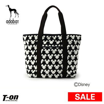 【30%OFF SALE】アダバット ×ミッキーマウスコラボ adabat ×Mickey Mouse レディース ボストンバッグ ビックトートバッグ フェイクファー素材 ミッキーマウス コラボデザイン 【送料無料】 2018 秋冬 新作 ゴルフ