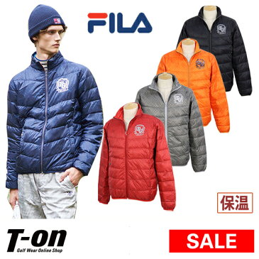フィラ フィラゴルフ FILA GOLF メンズ ブルゾン ダウンブルゾン 3Lまでご用意 保温 防風 防寒 オリジナル迷彩柄風 カモフラージュ風 エンブレムロゴプリント 2018 秋冬 新作 ゴルフウェア