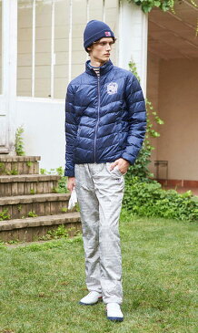 フィラ フィラゴルフ FILA GOLF メンズ ブルゾン ダウンブルゾン 3Lまでご用意 保温 防風 防寒 オリジナル迷彩柄風 カモフラージュ風 エンブレムロゴプリント 2018 秋冬 新作 ゴルフウェア