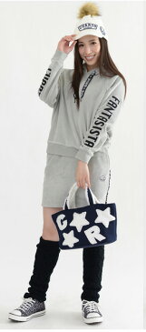 【20%OFF SALE】クアルトユナイテッド Cuarto UNITED レディース スカート ストレッチ ベロア素材 裏起毛 サイドライン ウエストゴム入り 2018 秋冬 新作 ゴルフウェア