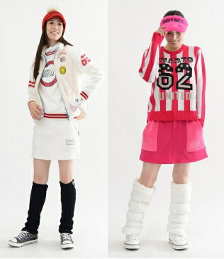 【20%OFF SALE】クアルトユナイテッド Cuarto UNITED レディース スカート 裏起毛スカート インナーパンツ付き ストレッチ 保温 プリントデザイン ロゴ刺繍 2018 秋冬 新作 ゴルフウェア