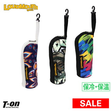 ラウドマウス ゴルフ LOUDMOUTH GOLF 日本正規品 メンズ レディース ペットボトルホルダー ボトルケース ドリンクホルダー 500ml対応 保冷 保温 総柄デザイン 2018 秋冬 新作 ゴルフ