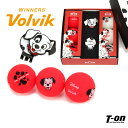 ボルビック Volvik×ディズニーコラボ メンズ レディース ゴルフボール＆クリップマーカーのセット ディズニーコラボ ダルメシアン 101匹わんちゃんデザイン ボール6個 セット ギフトにもオススメ！ ゴルフ