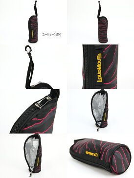 ラウドマウス ゴルフ LOUDMOUTH GOLF 日本正規品 メンズ レディース ペットボトルホルダー ボトルケース ドリンクホルダー 500ml対応 保冷 保温 総柄デザイン ゴルフ