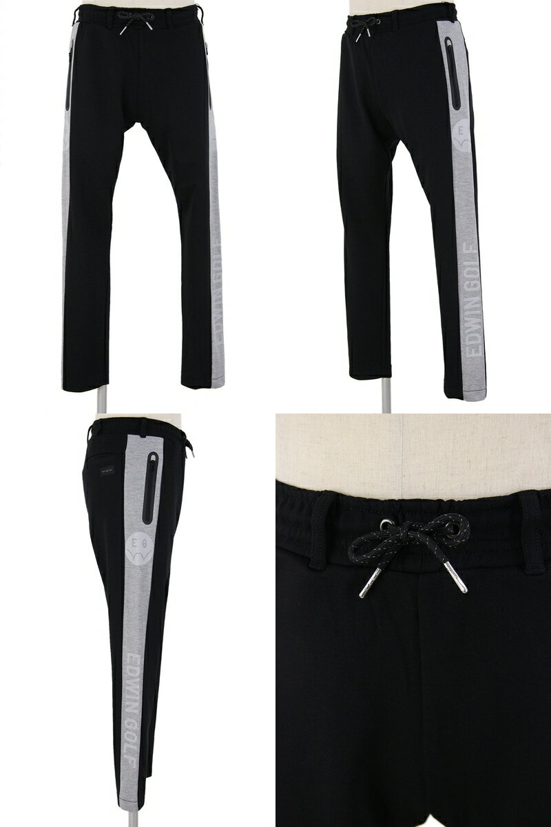 エドウィン エドウィンゴルフ EDWIN golf メンズ パンツ ロングパンツ ANKLE SLIM TAPERED PANTS ダンボールニット ストレッチ ウエスト伸縮 【送料無料】 2019 秋冬 新作 ゴルフウェア