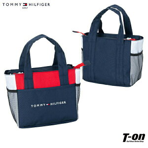 トミー ヒルフィガー ゴルフ TOMMY HILFIGER GOLF 日本正規品 メンズ レディース カートバッグ カートポーチ ラウンドトート ロゴ刺繍 トリコロールデザイン メッシュポケット ゴルフ