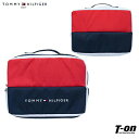 トミー ヒルフィガー ゴルフ TOMMY HILFIGER GOLF 日本正規品 メンズ レディース シューズケース 　シューズバッグ　セパレート式　軽量　靴用　　トリコロールカラー　ロゴ刺繍 ゴルフ その1