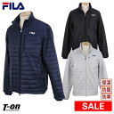 【30％OFF SALE】フィラ フィラゴルフ FILA GOLF メンズ ブルゾン 中綿入り 保温 防寒 防風 ロゴプリント 2019 秋冬 新作 ゴルフウェア