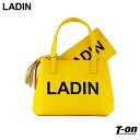 ラディン LADIN メンズ レディース カートバッグ カートポーチ ラウンドバッグ 牛革製 タッセル付 ポーチ付 ロゴデザイン 上質素材 イエロー 【送料無料...