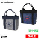ロサーセン ROSASEN メンズ レディース カートバッグ カートポーチ ラウンドバッグ トートバッグ 保冷 保温 メランジ風 ロゴプリント 2019 春夏 新作 ゴルフ