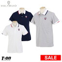 楽天【T-on】ティーオン【30％OFF SALE】ハリールイド HALYRUID メンズ ポロシャツ 半袖 ストレッチ カノコ素材 エンブレムワッペン ゴルフウェア