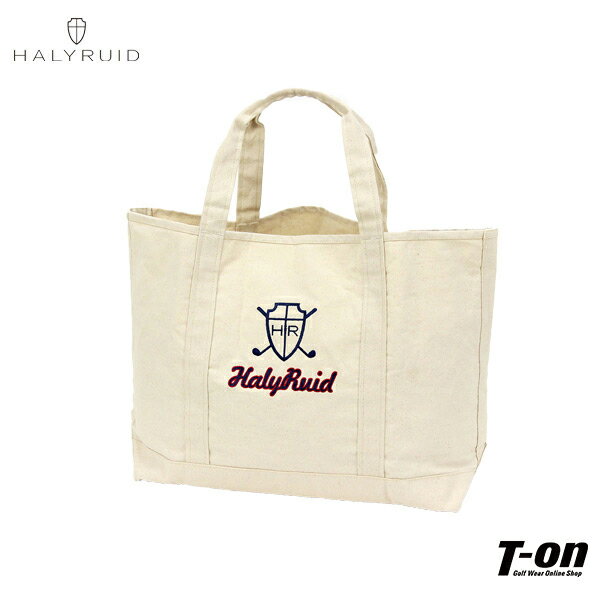 ハリールイド HALYRUID メンズ レディース トートバッグ キャンバス素材 ロゴ刺繍 シンプルデザイン ゴルフ