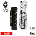 【50%OFF SALE】V12 ゴルフ ヴィ・トゥエルブ メンズ レディース キャディバッグ 8.5型 着せかえできるキャディバッグ マルチスター柄 星柄 ポ...