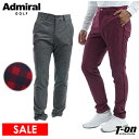 【40％OFF SALE】アドミラルゴルフ Admiral Golf 日本正規品 メンズ パンツ ロングパンツ テーパードパンツ ストレッチ 吸水速乾 ギンガムチェック柄 ユニオンジャック飛び柄 ゴルフウェア その1