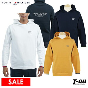 【50％OFF SALE】トミー ヒルフィガー ゴルフ TOMMY HILFIGER GOLF 日本正規品 メンズ セーター パーカー ニットパーカー ホールガーメントニット ロゴプリント ゴルフウェア