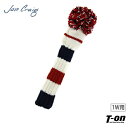 ジャンクレイグ Jan Craig 日本正規品 メンズ レディース ヘッドカバー ドライバー用ヘッドカバー ニットヘッドカバー US OPEN WHITE マル...
