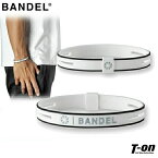 バンデル BANDEL メンズ レディース ブレスレット プラチナシリコン素材 ストリングメタリックブレスレット String Metallic Bracelet バランス力 運動能力 回復力 集中力向上 ロゴデザイン