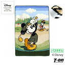 ディズニー Disney メンズ レディース タオル バスタオル Disney ミッキー&ミニーゴルフ バスタオル シェニール織り 上質コットン素材 高品質タオ...