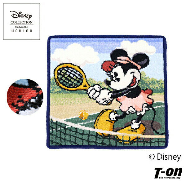 ディズニー Disney メンズ レディース タオルハンカチ ハンカチ ミニタオル Disney ミニー テニス タオルハンカチ シェニール織り 上質コットン素材 世界中で愛されるディズニー ギフトにものサムネイル