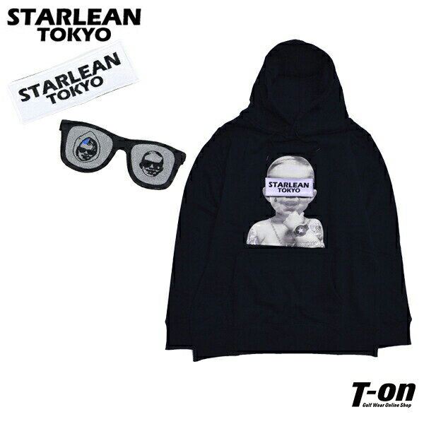 楽天【T-on】ティーオンスターリアン東京 STARLEAN TOKYO メンズ パーカー トレーナー フーディー 裏起毛 スウェット プルパーカー ベイビープリント 付け替え用ワッペン付 【送料無料】