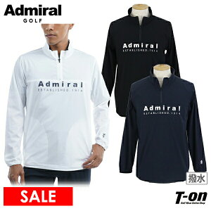 アドミラルゴルフ Admiral Golf 日本正規品 メンズ ブルゾン ハーフジップ スニードジャック ウィンドブレーカー 撥水 ポケッタブル 薄手 軽量素材 ロゴプリント 【送料無料】 2022 秋冬 新作 ゴルフウェア