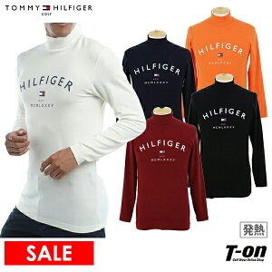 【50％OFF SALE】トミー ヒルフィガー ゴルフ TOMMY HILFIGER GOLF 日本正規品 メンズ ハイネックシャツ 長袖 モックネックシャツ 発熱 微起毛素材 ロゴプリント インナーシャツにもなる ゴルフウェア